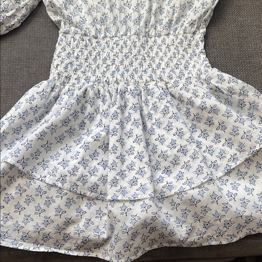 Rails Blue Floral Long Sleeve Dress - Picture 6 of 12